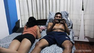 I fucked my friend's brother while he was on his cell phone