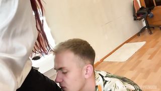 Worship My Pussy and Ass In Lingerie! Mistress Sofi In Panty and Fishnet Tights