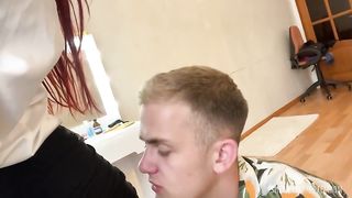 Worship My Pussy and Ass In Lingerie! Mistress Sofi In Panty and Fishnet Tights