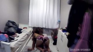 Gravei meu amigo baiano e a magrinha Catarina