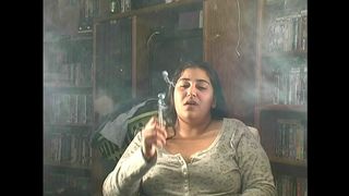 SAMANTHA CHUBBY LATINA NON-NUDE SFW SMOKING CLIPS PT 2