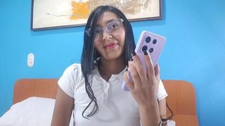 SHY BUT VERY SEXY COLLEGE STEPSISTER FUCKING WITH STEPBROTHER IN A SHORT MINI SKIRT