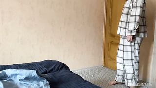 MY STEPMOM GETS MAD AT ME AND THEN GRABS MY DICK AND SHOVES IT UP HER ASS.