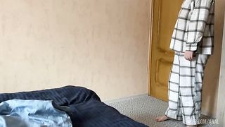 MY STEPMOM GETS MAD AT ME AND THEN GRABS MY DICK AND SHOVES IT UP HER ASS.