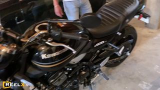 He came to buy her bike and gets to fuck her ass