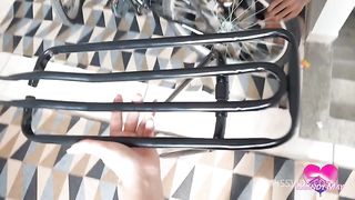 He had a dick so big she pissed herself after getting her ass fucked