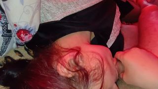 MY STEPDAUGHTER SWALLOWS CUM