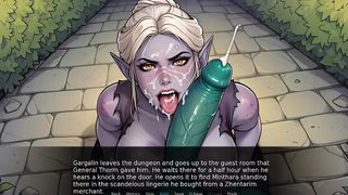BALDURS GATE MINTHARA PARODY GAMEPLAY- GOBLIN BANGS MINTHARA