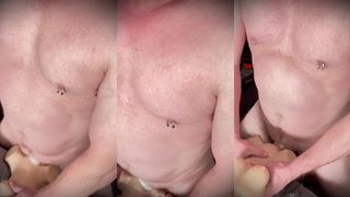 DADDY FUCKS DEEP AND HARD WHILE MOANING AND CUMMING TWICE!