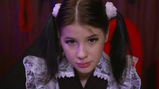 BDSM Humiliation with 18yo Babe Sofa Weber