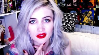Horny Babe Play Anal Dildo & Creamy Ass