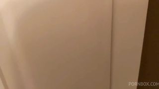 Horny School Teacher fucks her 2 roommates - first threesome