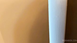 Horny School Teacher fucks her 2 roommates - first threesome