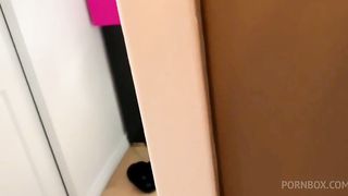 Horny School Teacher fucks her 2 roommates - first threesome