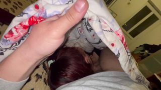 I FUCK MY STEPDAUGHTER IN THE MOUTH WHILE SHE SLEEPS, CUM TWICE IN HER MOUTH AND SHE SWALLOWS MY CUM
