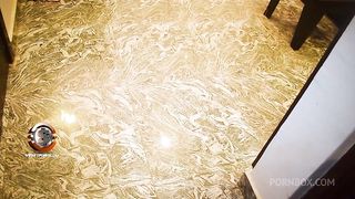 Sexy teen first timer taking it hard strokes