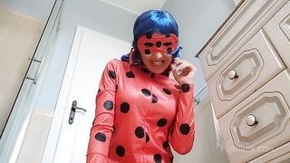 Hot ladybug cosplay amateur Chantal Channel