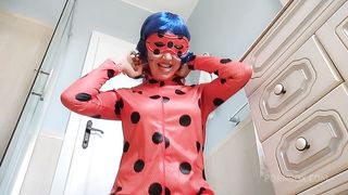 Hot ladybug cosplay amateur Chantal Channel
