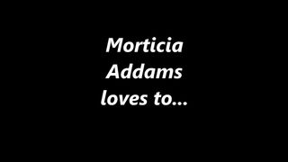 Morticia Addams and her great feet and ass