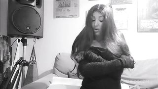 Morticia Addams and her great feet and ass