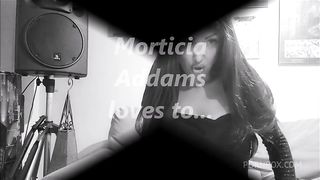 Morticia Addams and her great feet and ass