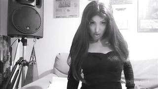 Morticia Addams and her great feet and ass