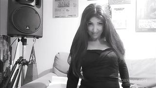 Morticia Addams and her great feet and ass