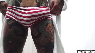 Sexy Juan Lucho Xmas Solo Masturbation