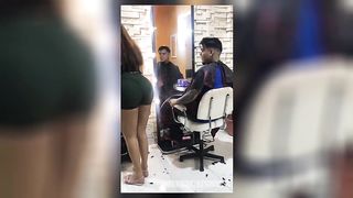 A PORN CLIENT VISIT ME AT THE BEAUTY AND HE COMES HORNY