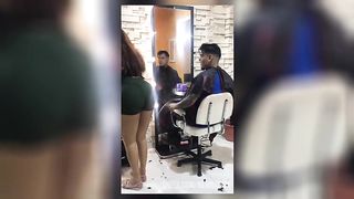 A PORN CLIENT VISIT ME AT THE BEAUTY AND HE COMES HORNY