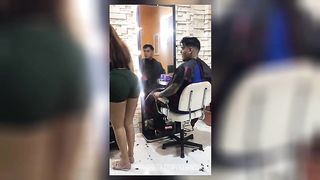 A PORN CLIENT VISIT ME AT THE BEAUTY AND HE COMES HORNY