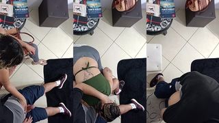 MEANWHILE IN THE DENTIST S WAITING ROOM.