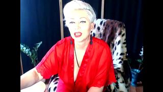 MATURE WIFE FOR SALE-12! (AIMEE HOT MILF, AKA AIMEEPARADISE)... COOL WHORE, FISHNET, MOANING ORGASM, RED SHOES...