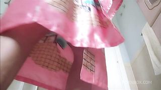 Chantal and her large anal gape with cream