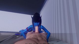 DEMON LADY DRAINS MY BALLS- BOUND BY LUST #3- GAMEPLAY