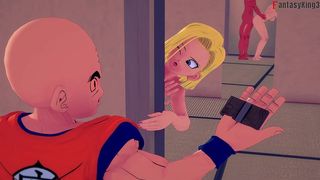 KAME ROSHI FUCKING ANDROID 18 IN FRONT OF KRILIN FULL SCENE FOR REDS - DBZEX 4 - FULL & POV ON SHEER & PTRN: FANTASYKING3