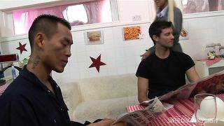 Foursome Party With Two Hot And Sexy Blondy Milf and Two Hards Cocks