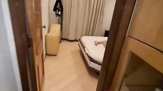 Grown-up fun: hot sex at the motel with a tourist and my dyke friend.
