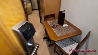 Grown-up fun: hot sex at the motel with a tourist and my dyke friend.