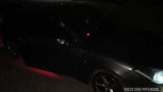 Bratty Girls Roughly Public Dominate An Enslaved Guy Outdoor Night