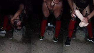 REYMISTERIO422 - TRANS MOVIENDOSE EN SU DILDO A TOPE - 1000317326 - APR 29, 2025