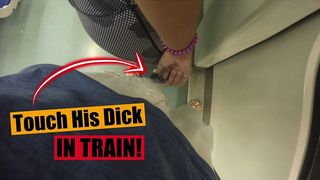 HORNY STEPMOM TOUCH A STRANGER IN TRAIN! - SHOULD I TELL MY STEPDAD THIS?