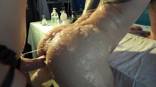 ASS FILLED WITH LUBE NR.5