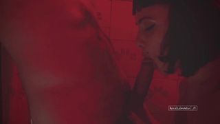 CANDY CRUSH DISTRACTED HER HUSBAND AND DRAGGED ME TO THE BATHROOM DURING A PARTY FOR A QUICK FUCK