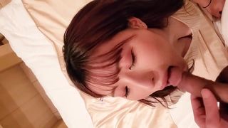 JAPANESE BEAUTY. CHUBBY BUSTY WIFE. BLOWJOB AND SHAVED SEX. CUM ON FACE, UNCENSORED