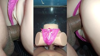 PROFUNDO SEXO ANAL CON CANDY! MIENTRAS USA UNA TANGA ROSA.
