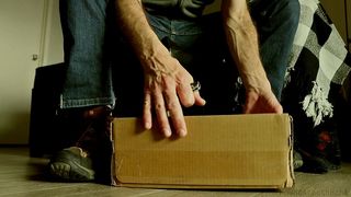 NEW MENS 10 AND A HALF WORK SHOE BLACK