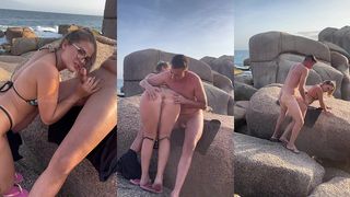 REALIZEI O FETICHE DO CORNINHO DE FODER COM UM DESCONHECIDO SEM CAMISINHA NA PRAIA DE NUDISMO E O CORNO AINDA FILMOU TUDO CHEIO DE TESAO