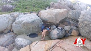 CASAL FODE NA TRILHA E EU FILMEI TUDO