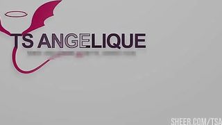 TS Angelique - Dildo fuck and cum - Custom video - Full version